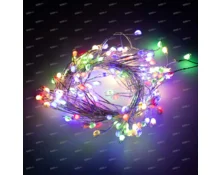 Гирлянда Нить Пушистая, 5 м, 200 диодов, RGB, 220 В, программатор