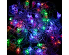 Гирлянда светодиодная Шарики Капля, 10 м, 80 диодов, RGB