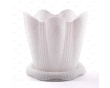 Горшок Эдельвейс, 1,5 л, мрамор