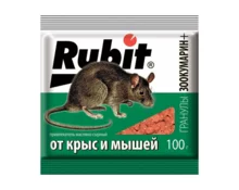 Гранулы от грызунов Рубит Зоокумарин+, сырный, 100 гр