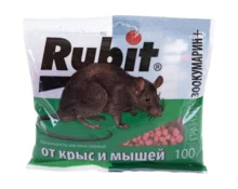 Гранулы от грызунов Рубит Зоокумарин+, сырный, 100 гр