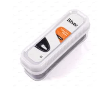 Губка для обуви SILVER, узкая, черный