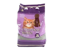 Наполнитель для кошачьего туалета Сибирская Кошка для котят 3 л, впитывающий