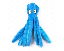 Игрушка мягкая для собак Pet&You Осьминожка, 31 см, шуршит и пищит