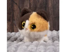 Игрушка мягкая DOURMAN Котик трехшерстный, 18 см