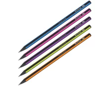 Карандаш чернографитный Berlingo Color Zone, трехграный, черное дерево, заточен