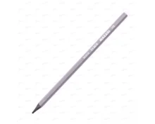 Карандаш чернографитный MAZARI NIL HB, шестигранный, пластик, серебряный