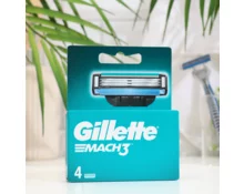 Кассеты сменные Gillette MACH3 для бритья, 4 шт