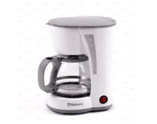 Кофеварка капельная Sakura SА-6107W, белая, 600 мл, 550-650 Вт