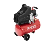 Компрессор масляный MTX DC1500L/24, 1500 Вт, давл 8 бар, 210 л/мин, ресивер 24 л