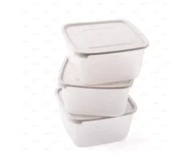 Контейнер для продуктов Унико, квадратный, 1,4 л, 3 шт