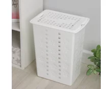 Корзина для белья Виолетта, 30 л, белый