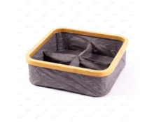 Корзина для хранения складная, с разделителями, 4 ячейки, 30*30*9 см