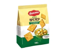 Крекер Яшкино мини картофельный с зеленью, 180 г