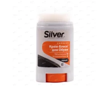 Крем-блеск для обуви SILVER, 50 мл, чёрный