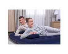 Матрас надувной BestWay Queen 67374N, 203*152*22 см, двухместный, ручной насос, 2 подушки