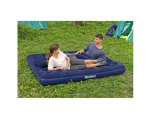 Матрас надувной BestWay Queen 67374N, 203*152*22 см, двухместный, ручной насос, 2 подушки