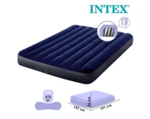 Матрас надувной INTEX Classic downy Фул 64758, 137*191*25 см, двухместный