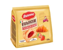 Круассаны- мини Яшкино с клубничным джемом, 180 г