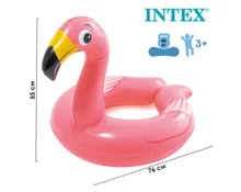 Круг для плавания INTEX "Животные" 59220NP, диаметр 64 см, 3 вида, от 3 до 6 лет, надувной