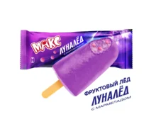 Лед фруктовый Макс со вкусом земляники и с мармеладом бабл - гам, 60 мл