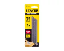 Лезвия для строительного ножа STAYER PROFI, 25 мм, 5 шт