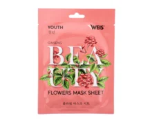 Маска для лица WEIS Flower омолаживающая с экстрактом женьшеня, 23 г