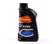 Масло двухтактное PATRIOT G-Motion Euro, 1 л, SAE 30, API CD, API SG, полусинтетика