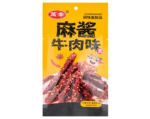 Мясо соевое Nanjin BAOZHI пряная говядина с кунжутом, 21 г