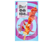 Мясо соевое Nanjin GUROU острый шашлычок на палочке, 24 г
