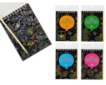 Набор для творчества MAZARI Гравюра в книге, с контуром, 10*14 см, 12 л