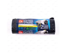 Мешки для мусора GRIFON, 60 л, 60*70 см, двухслойные, с завязками, 10 шт в рулоне