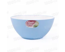 Миска Fresh Line М701, 1,5 л, пластик, бело-голубая