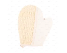 Мочалка рукавица комбинированная 21*19 см, джут