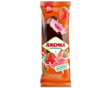 Мороженое Джемка Клубника, йогуртное в глазури, эскимо, 80 мл
