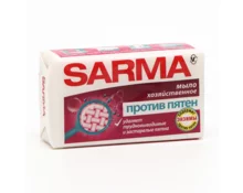 Мыло хозяйственное SARMA, Против пятен, 140 г