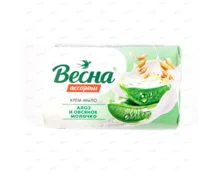 Мыло Весна Алоэ и овсяное молочко, 90 г