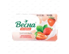 Мыло Весна Земляника со сливками, 90 г