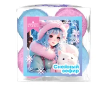 Набор шипучей соли для ванн НГ LABORATORY KATRIN Snow balls Снежный зефир, 160 г