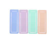 Набор закладок ErichKrause Matt Pastel Bloom пластик, 4 шт