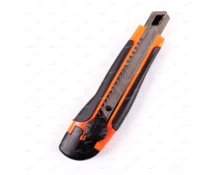 Нож строительный KIMBO S286 18 мм, пластиковый корпус с резиновыми вставками