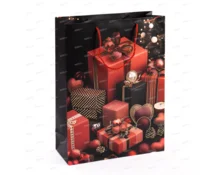Пакет подарочный НГ, 40*30*12 см