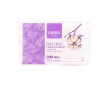 Палочки ватные AMRA пакет, 300 шт