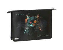 Папка для тетрадей ArtSpace RoboCat,1 отделение, А4, на молнии