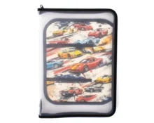 Папка для труда MAZARI Машина, пластиковая, А4, молния вокруг, 325*230*25 мм