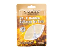 Патчи для глаз SADOER подтягивающие с коллагеном и 24К золотом, 7,5 г