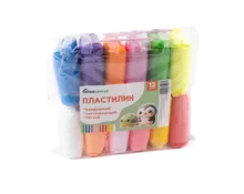 Пластилин Homecenter Мега воздушный, 12 цветов, 400 г