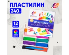 Пластилин ЛУЧ Классика, 12 цветов, 240 г