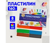 Пластилин ЛУЧ Классика, 8 цветов, 160 г