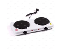 Плита электрическая Happy Panda HP-04W, белая, 2 конфорки, диск, 2000 Вт